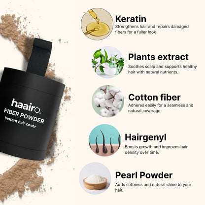 Hair Fiber Powder – Instant Scalp Cover